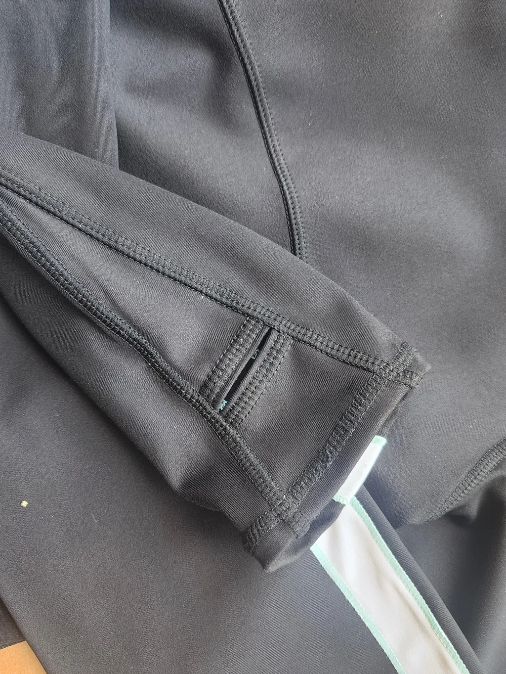 Adair Active Jules Track Jacket Women's Small Black Teal Mint Full Zip Athletic